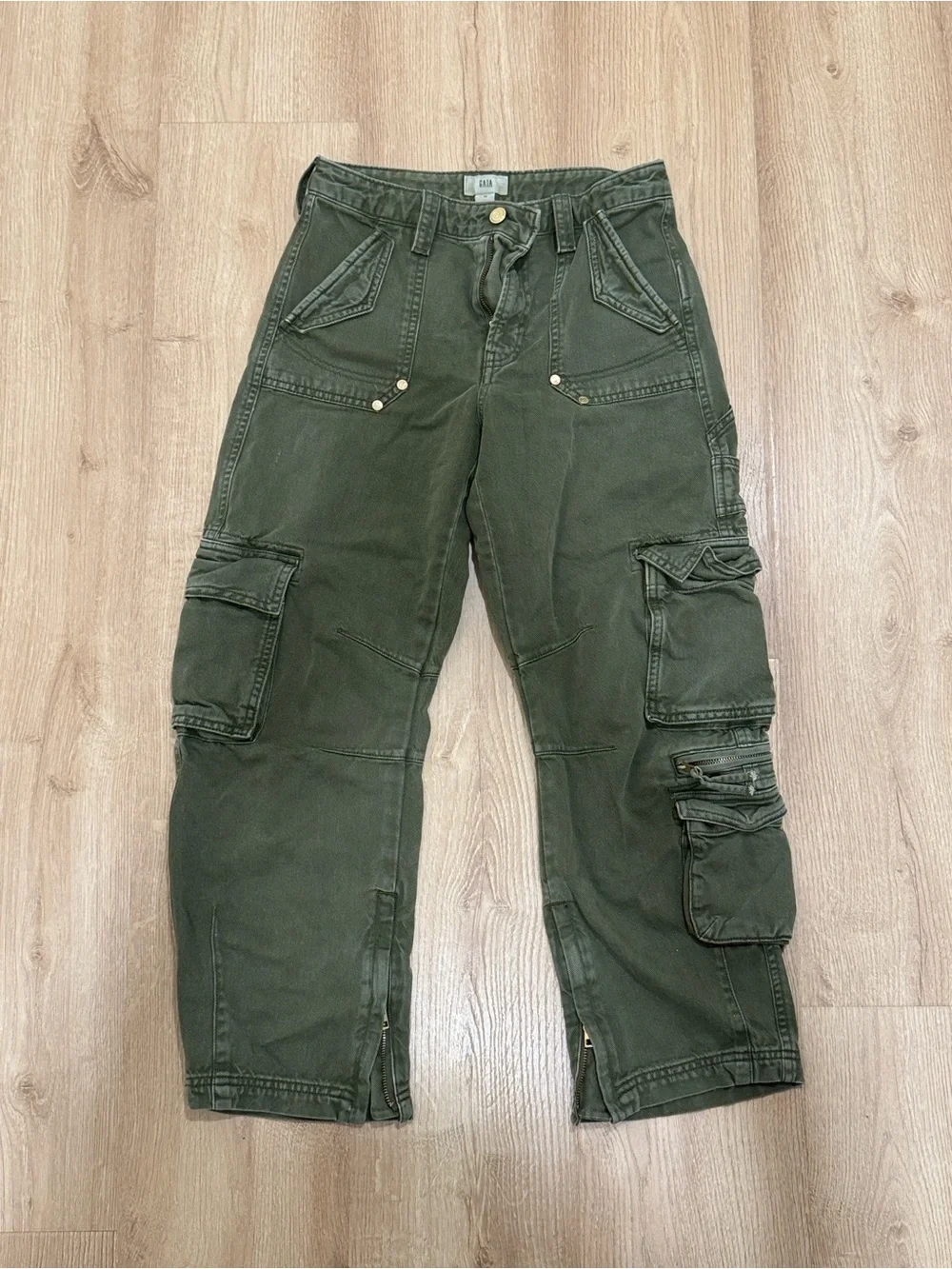 GAP Kids x cult gaia Olive Utility Cargo Pants